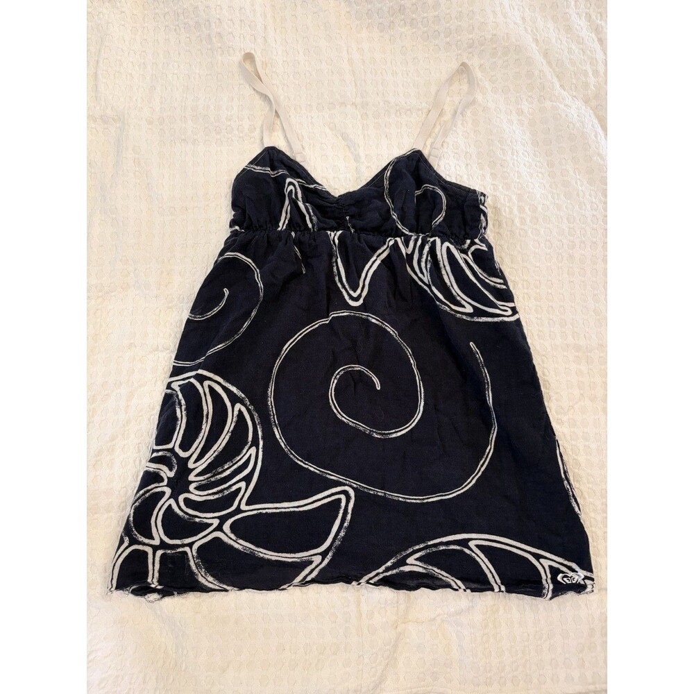 Roxy Women’s Large Seashell Tank Top Tunic Blue